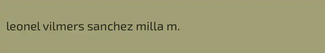 leonel vilmers sanchez milla m.